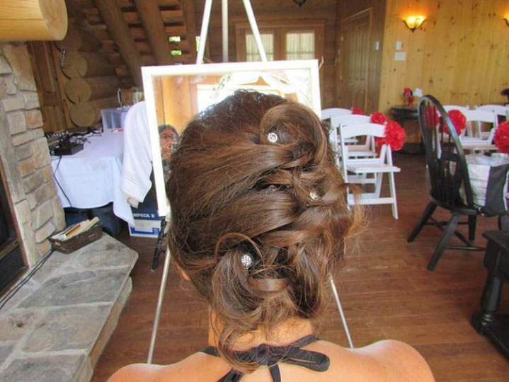 Chignon de mariée Montréal